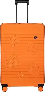 [Bric's] B|Y Ulisse Spinner Suitcase - 31" Inch Carry-On Luggage - Hard Exterior and TSA-Approved Lock - Orange, Orange, 31"