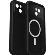 OtterBox FRE Magsafe Apple iPhone 14 Case Black - (77-90178), DROP+ 5X Military Standard, 2M WaterProof, Built-In Screen Protector, 360 Protection