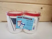 Kan Handler Thermal Coasters LIFOAM NOS American Flag Theme (T 7)