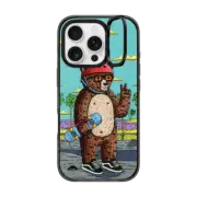 iPhone 16 Pro Impact Ring Stand Case MagSafe Compatible Bear the Bear Phone Case