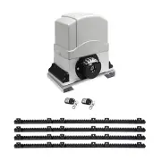LockMaster Electric Sliding Gate Opener 1200KG Automatic Remote Rail 4M New