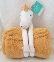 Pillowfort Unicorn Throw Buddy Plush Pal with Velco NIP
