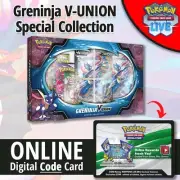 Pokémon TCG PTCGO Live Codes Greninja V-UNION Special Collection Box ONLINE Code