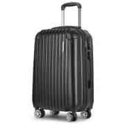 Wanderlite 24" 66cm Luggage Trolley Travel Set Suitcase Carry On Hard Case