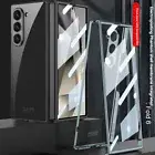 For Samsung GalaxyZFold6 Electroplate Shell Transparent Folding Phone Case Cover