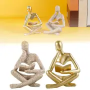 Abstract Thinker Bookend Decorative Abstract Thinker Statue Elegant beebH