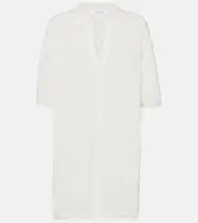 [Velvet] Velvet Mila cotton pointelle minidress AU 16 white