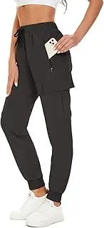 [KINSWT] Women's Cargo Pants Quick Dry Pants Sports Pants Casual Sports Workout Casual Pants
