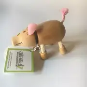 NEW AnamalZ Pig Poseable Wood Wooden Figure 10cm Preschool Steiner