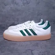 ADIDAS Originals Sambae Samba W Casual Shoes Womens 11 White Green Gum