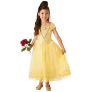 Belle Girls Deluxe Costume Live Action Movie Beauty & the Beast Disney Licensed