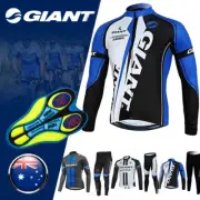 Giant Sport Riding Bicycle Bike Cycling Men Clothing Long Sleeve Jersey Pant Set