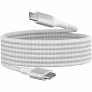 Belkin BoostCharge 2 m USB-C Data Transfer Cable - Cable for MacBook, MacBook Pro, iPad Air, ... - First End: 1 x USB 2.0 Type C - Male - Second End: