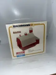 Vtg 1980s NOS Bachmann Model Train HO Kit BARN #2602 USA Sealed