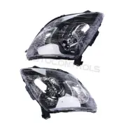 Pair LH+RH Head Light Lamp (Black SPORT) Fit Suzuki Swift RS416 2005-2011 (for: Suzuki)