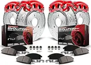 Power Stop KC1855 Front and Rear Z23 Evolution Sport Brake Kit with Calipers
