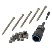 Pro Plug® PVC/Comp - Epoxy Kit 10 x 2-3/4" 150 165 100 lf Trex® Winchester Grey