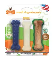 Nylabone Triple Value Pack FlexiChew Small Dog Toy Bone Teeth Cleaning
