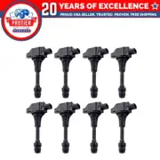 Set of 8 Ignition coil Compatible with Infiniti QX56 Nissan Armada Titan (for: Nissan)