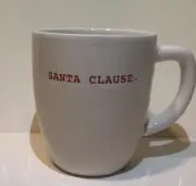 Rae Dunn Santa Clause Christmas Ceramic Coffee Mug NEW