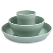 Tiny Twinkle - Tableware 3 Pack Box Set - Cup, Bowl and Plate Set - Sage