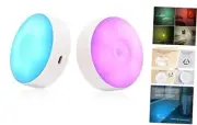Motion Sensor LED Night Light, Kids Night Light, USB Rechargeable, 8 Lighting