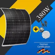 380W Flexible Solar Panel 12V Mono Home Caravan Camping Charging Battery 380Watt
