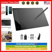 A30 V2 Drawing Tablet 10x6 Inch Graphics Tablet with Battery-Free Pen and 819...