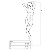 Bodysuit Open Cup White BS031