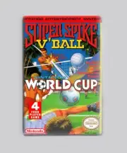 Super Spike VBall + Nintendo World Cup NES - 2"x3" Fridge MAGNET (nintendo retro
