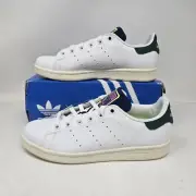 Wmns Adidas Stan Smith Classic Leather Shoes / White Blue / HQ4404 / Size 6