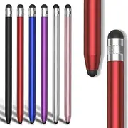 T Tersely 6 PCS Stylus Pens, 2 in 1 Android Tablet Pen for Touchscreen Compatible with Tablet/iPhone/iPad/Android/Car Screen and All Touch Screen Devices