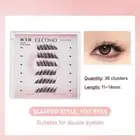 Natural Look Self Adhesive Cluster Lashes DIY Eyelash Extension