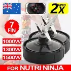 7Fin Blade Blender Replace For Nutri Ninja Auto IQ 1000 1300 1500 BL642 BL480 DF