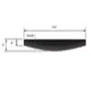 Genuine Ariens Sno-Thro Decal, Headlamp - Dot Matrix Part# 08000925