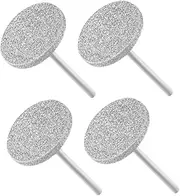 WRITWAA 4pcs Nail Art Sanding Discs Electric Manicure Drill Bits Professional Nail Drill Set for Home Salon