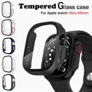 For Apple iWatch 8 Ultra 49MM Full Cover Tempered Glass Screen protector Case