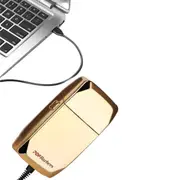 Pro Foil Lithium Plus Titanium Foil Shaver Cord/Cordless Rechargeable 9000rpm/min Shaver For Men Bread Trimmer-Gold
