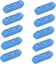 Kisangel 10Pcs Guitar String Remover Brushes Practical Polishing Eraser Tool for Cleaning and Maintenance of Musical Instruments Fretboard Polisher for Bass and Guitar Care