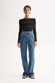 Cobalt Knit Top Black Size 6 | Elka Collective