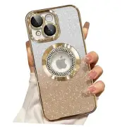 for iPhone 13 Magnetic Glitter Case Compatible with MagSafe,Full Protection