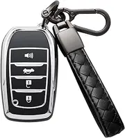 Hoespen for Toyota Key Fob Cover TPU with Keychain Key Case A