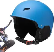 [Generic] Skiing Safety Hat, Snowboard Protection Shock-Absorbing Safety Hat, Safety Hat Breathable with Goggle Clip for Snow Sports Cold Weather