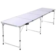 Folding Camping Table Portable Family Picnic Garden 240CM