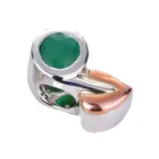 Clogau Silver Charm Birthstone May Emerald Bead Charm Tree of Life Welsh Gold