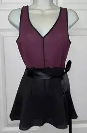 Narciso Rodriguez for Design Nation Color Block Sleeveless Blouse Size XS NWT