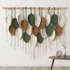 Large Macrame Wall Hanging Boho Woven Tapestry, Chic Home Decor Modern Bohemi...