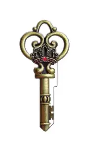 Key Shapes B146K Brass Skeleton Design Blank Key for Kwikset (Pack of 5)
