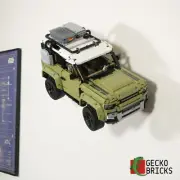 Wall Mount for LEGO 42110 Technic Land Rover Defender Gecko Bricks