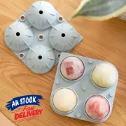 Large Ice Cube Tray Whiskey Round Mould DIY Big Silicone Mold Sphere Ball Maker
